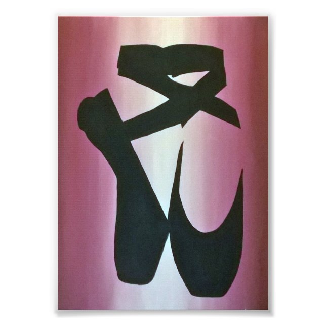 Ballet Slippers 5x7 Print (Front)