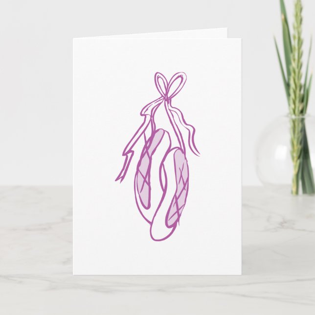 Ballet Slippers Card (Front)