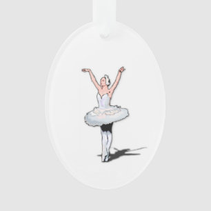 Ballet Star Ballerina Christmas Ornament