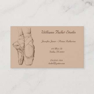 Ballet Studio Business Card