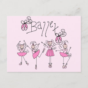 Ballet T-shirts and Gifts Postcard