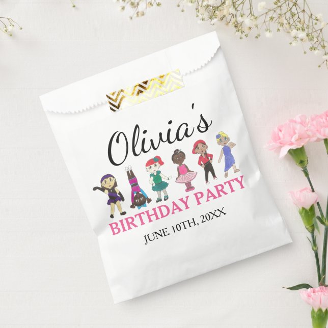 Ballet Tap Jazz Acro Lyrical Dancer Birthday Party Favour Bag (Sealed)