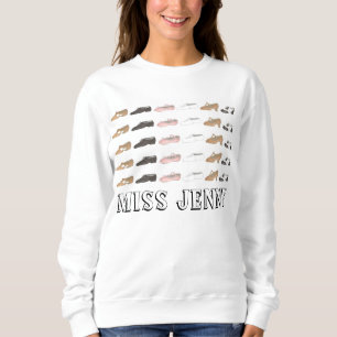 Ballet Tap Personalized Dance Teacher Sweatshirt
