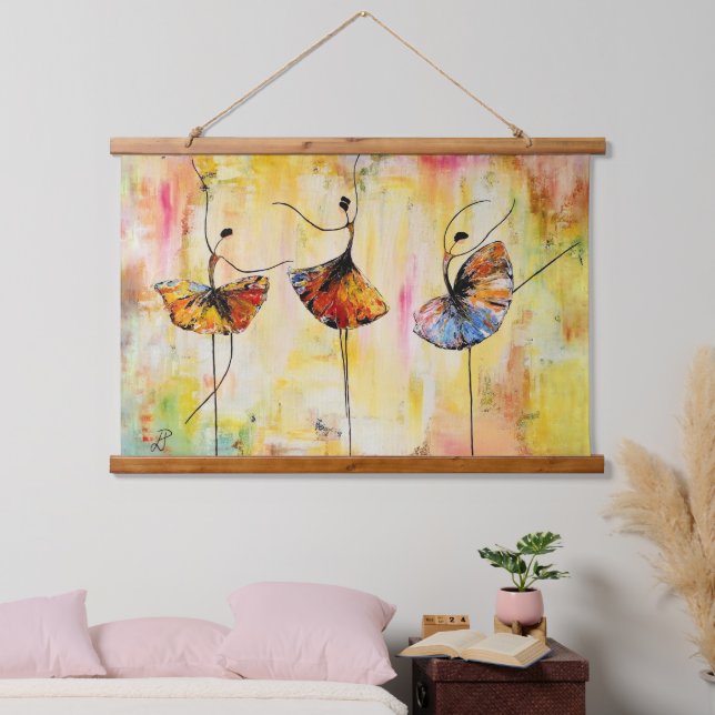 Ballet Trio Hanging Tapestry (Bedroom)