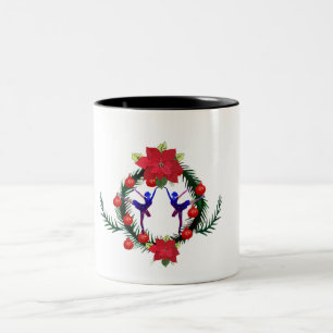 Ballet Winter Holidays Art Two-Tone Coffee Mug