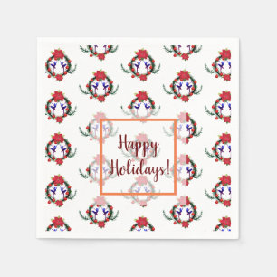 Ballet Winter Holidays Napkin