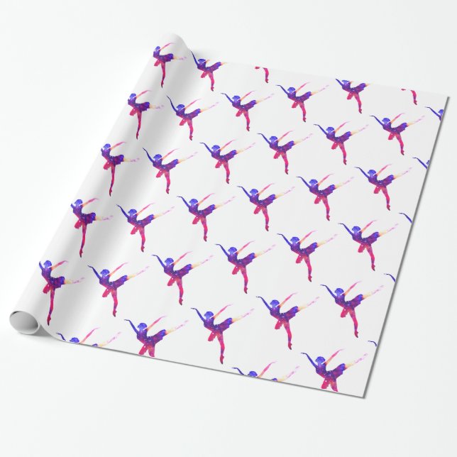 Ballet Wrapping Paper (Unrolled)