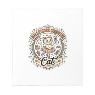 Balletcore Coquette Cat Balletcore Coquette Cat Vi Notepad