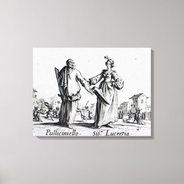 Balli de Sfessania, c.1622 2 Canvas Print (Front)