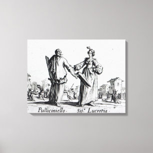 Balli de Sfessania, c.1622 2 Canvas Print