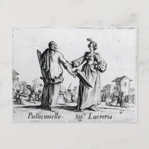 Balli de Sfessania, c.1622 2 Postcard