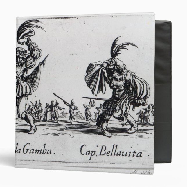 Balli de Sfessania, c.1622 Binder (Front/Inside)