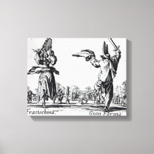 Balli de Sfessania, c.1622 Canvas Print