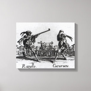 Balli de Sfessania, c.1622 Canvas Print