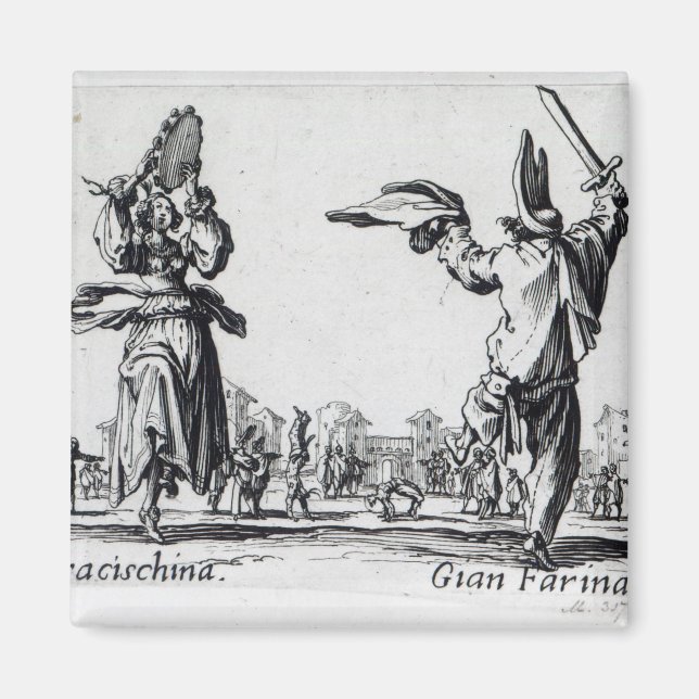 Balli de Sfessania, c.1622 Magnet (Front)