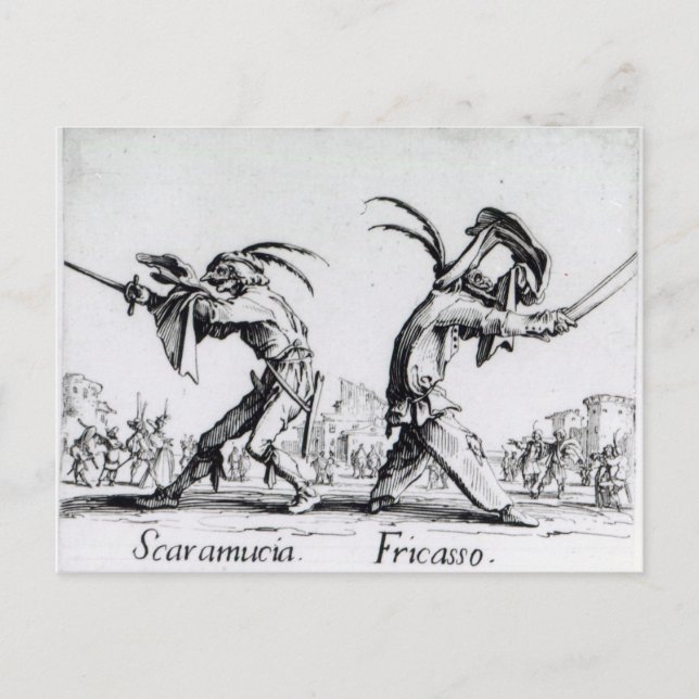 Balli de Sfessania, c.1622 Postcard (Front)