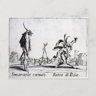 Balli de Sfessania, c.1622 Postcard