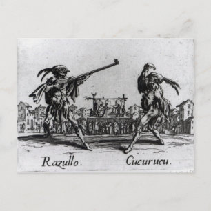 Balli de Sfessania, c.1622 Postcard