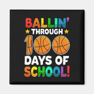 Ballin' Through 100 Days Of School Basketball For Magnet