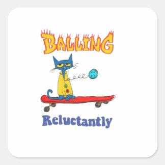 Balling Short Sleeve Square Sticker