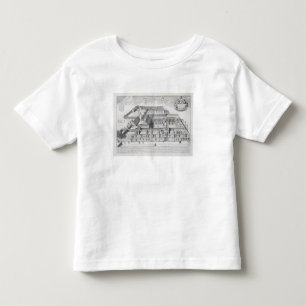 Balliol College, Oxford, from 'Oxonia Illustrata', Toddler T-shirt