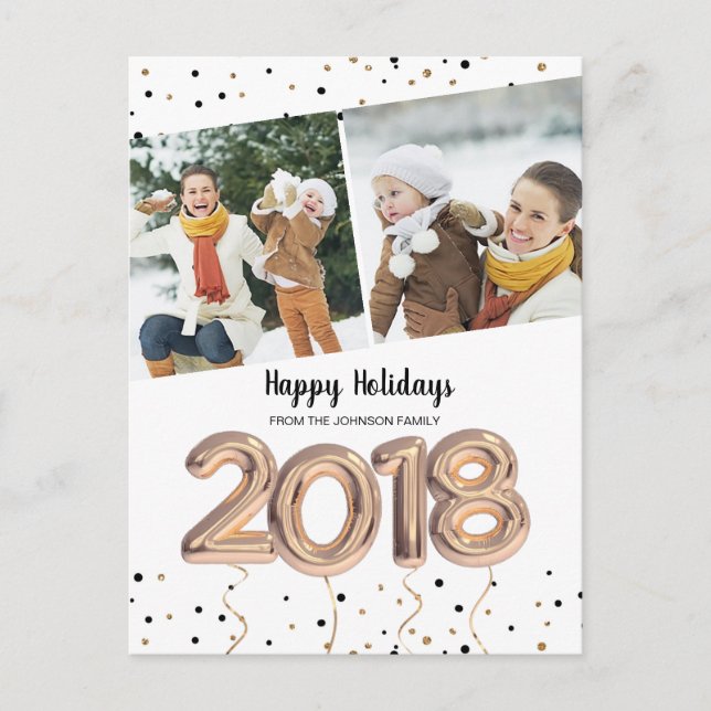 Ballon 2018 | Cartes postales | nouvel an (Devant)