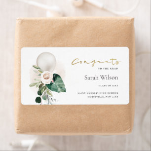 BALLON BLANC EN ARGENT CUT FLORAL GRAD