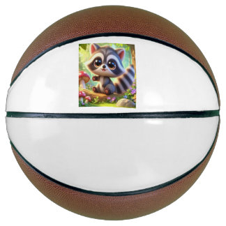 BALLON DE BASKET キノコの国のアライグマ