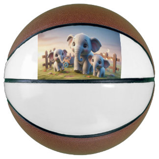 BALLON DE BASKET ゾウさんファミリー