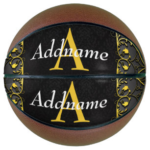 Ballon De Basket Ajouter votre nom et votre initiale