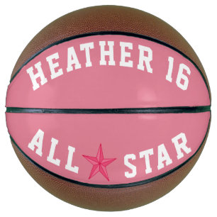 Ballon De Basket Allstar rose