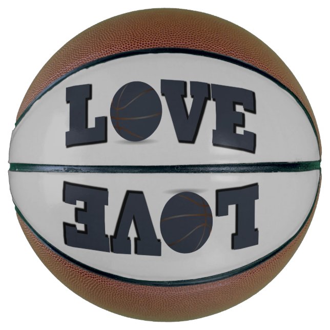 Ballon De Basket Amour jeu de basket avec balle bleue (Devant)