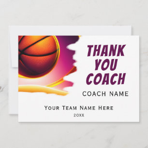 Ballon de Basket-ball Moderne Merci Coach