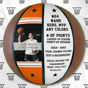 Ballon De Basket Basket-ball avec photo dessus. Basketball Senior,