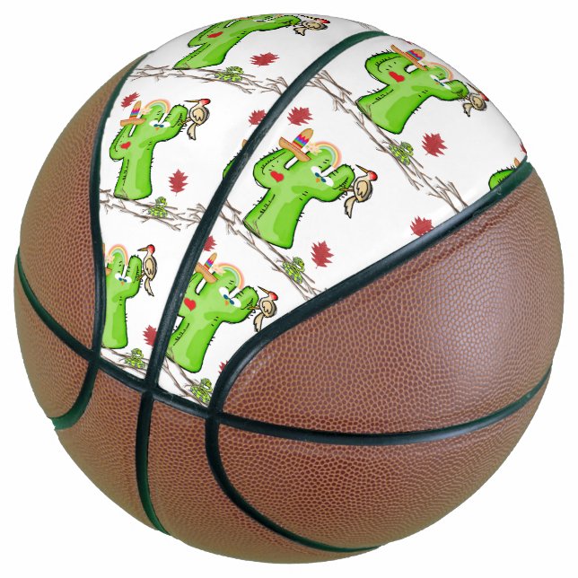 Ballon De Basket Basket-ball Cactus Bird (Incliné)