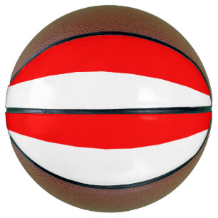 Ballon De Basket Basket-ball complet avec drapeau d'Indonésie