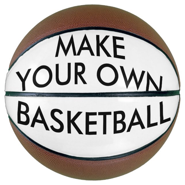 Ballon De Basket Basket-ball de taille de régulation personnalisée (Devant)