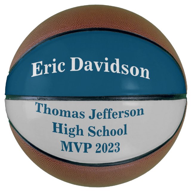 Ballon De Basket Basket-ball des prix scolaires personnalisés (Devant)