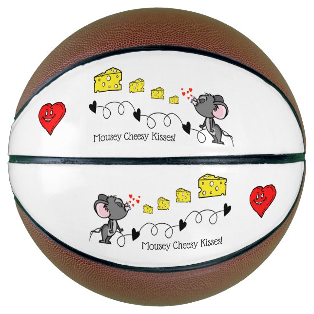Ballon De Basket Basket-ball Mousey Cheesy Kisses (Devant)