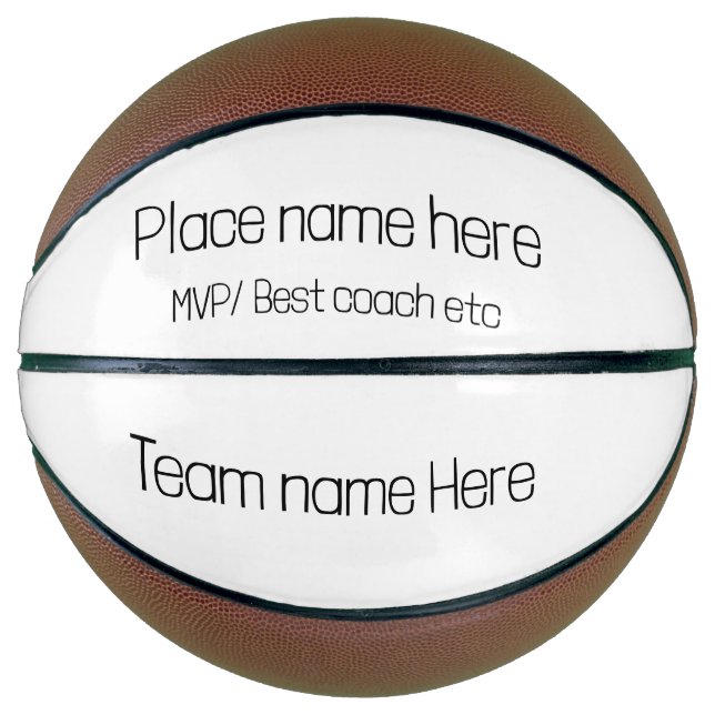 Ballon De Basket Basket-ball personnalisé (Devant)