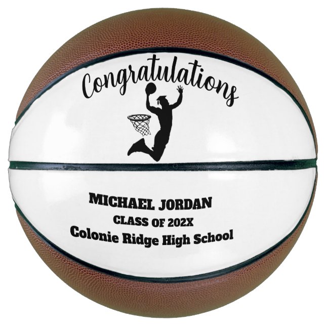 Ballon De Basket Basket-ball sur mesure - Cadeau personnalisé (Devant)
