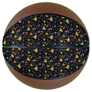 Ballon De Basket Basket de la forêt d'Halloween