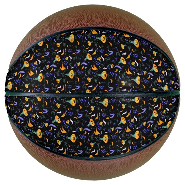 Ballon De Basket Basket de la forêt d'Halloween (Devant)