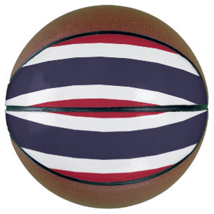 Ballon De Basket Basketball de taille réelle avec le drapeau de la