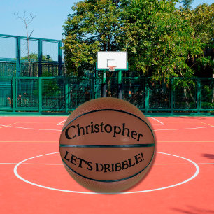 Ballon De Basket Basketball de taille réelle Let's Dribble