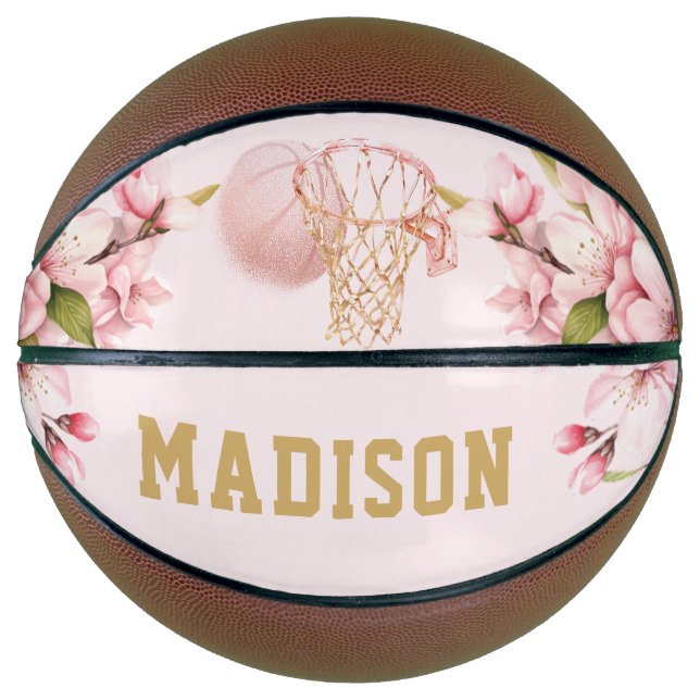 Ballon De Basket Basketball Luxury Girl Anniversaire (Devant)