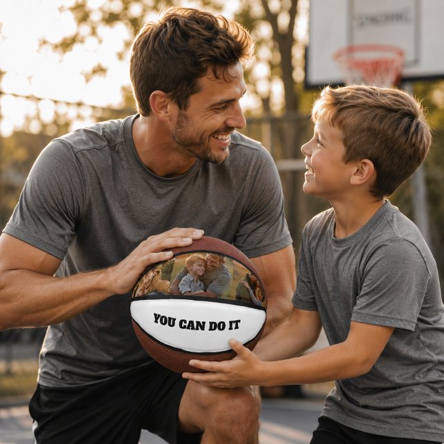 Ballon De Basket Basketball Mini personnalisé avec photo et texte (Créateur téléchargé)