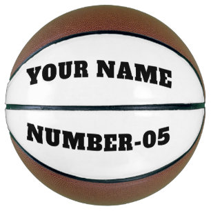 Ballon De Basket Basketball personnalisé – Votre texte ici