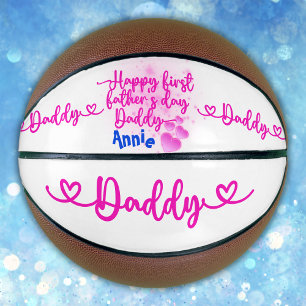 Ballon De Basket Bonne première Fête des pères papa  