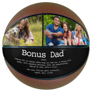 Ballon De Basket Bonus Personnalisé Papa Stepdad Définition Photo